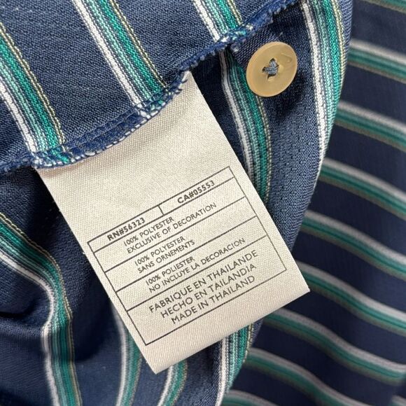 Nike Golf Mens Fit Dry Striped Short Sleeve Casual Summer Collared Polo Shirt - Picture 10 of 13